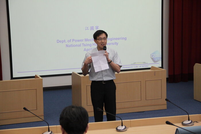 102學年度第二學期第一次碩士班專題演講圖片