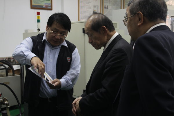 大同公司董事長與大同大學副校長等一行人蒞院參訪圖片