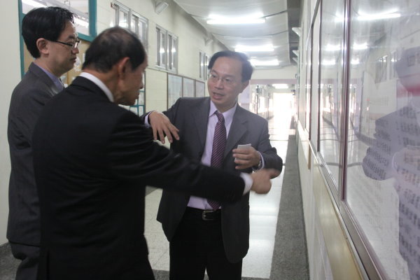 大同公司董事長與大同大學副校長等一行人蒞院參訪圖片