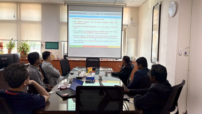 2026.03.19 印度 Vellore Institute of Technology 研發長等人來訪圖片