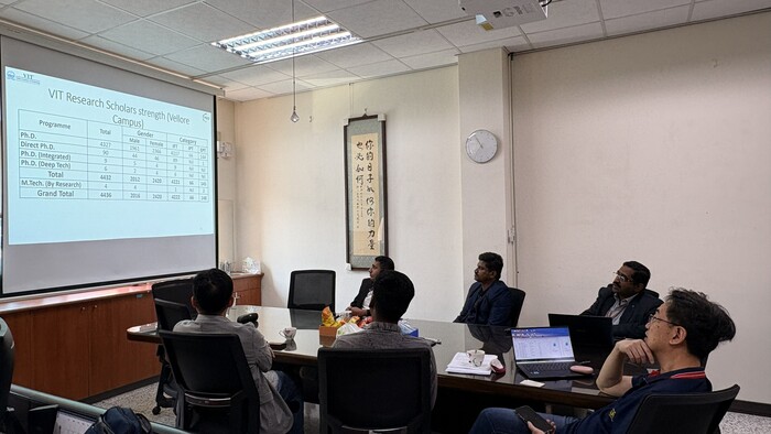 2026.03.19 印度 Vellore Institute of Technology 研發長等人來訪圖片